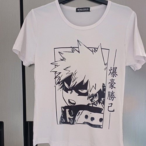 Bakugo blouse used, size XS, black and white
