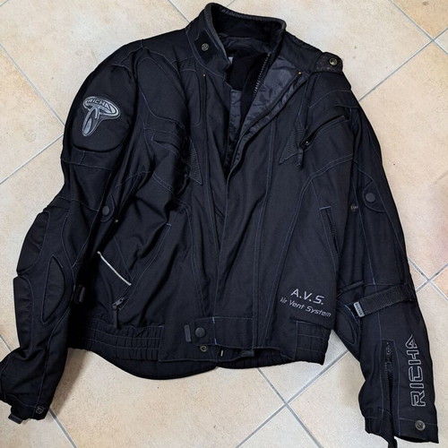 Richa winter motorcycle jacket used, size L, black