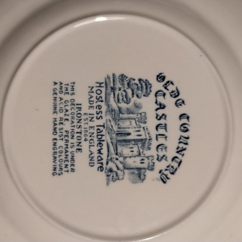 Vintage English Ironstone Plates set of 13, like new