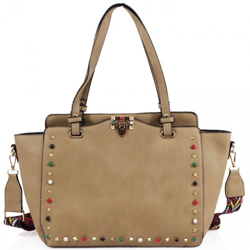 Jamie bag women beige new with tags, handheld, spacious