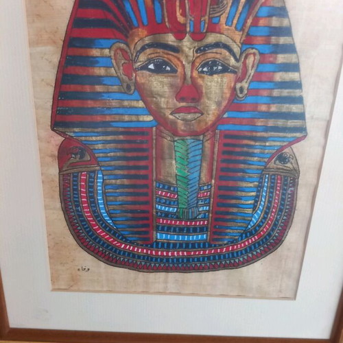 Pharaoh Painting From India Vintage