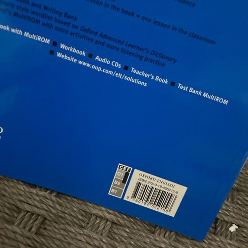 Solutions Advanced Workbook English book new