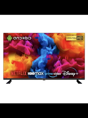 Kiano Elegance TV 32" HD Ready black LED smart TV new