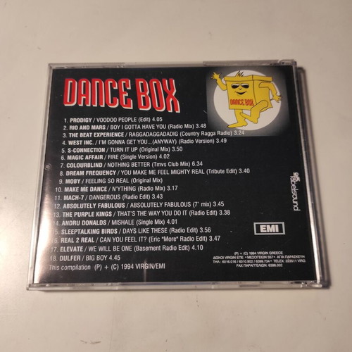 Dance Box CD like new, electronic music collection