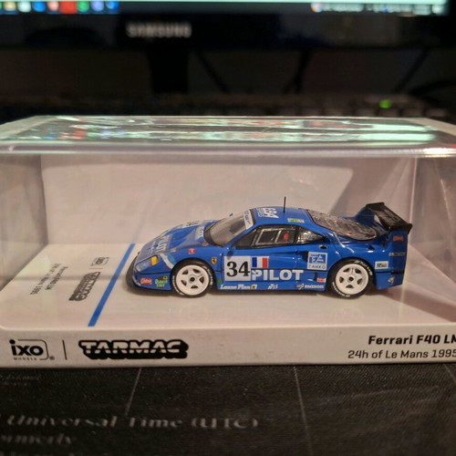 Ferrari F40 LM Tarmac 1/64 miniature new, Le Mans 1995