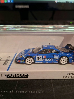 Ferrari F40 LM Tarmac 1/64 miniature new, Le Mans 1995