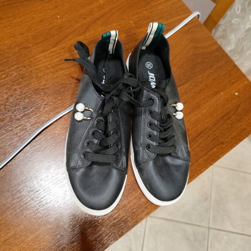 Jomix Shoes women's athletic shoes new size 38 leather with rhinestones