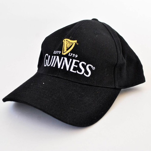 Guinness Black Hat like new, one size, cotton