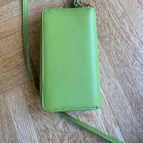 Caprice green crossbody phone bag wallet