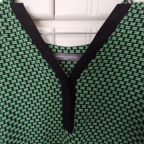 Sandro Ferrone green dress like new, medium/large