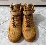 Nike Air Force 1 High Flax like new, size 46, beige brown
