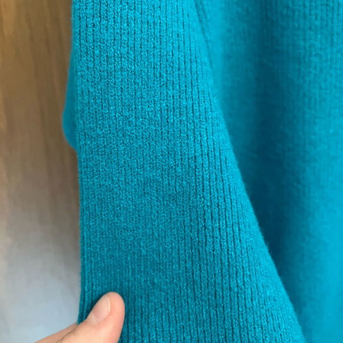 Sandra Jackson knitted turtleneck petrol like new