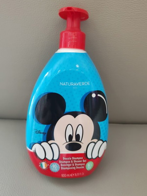Mickey Kids Shampoo and Shower Gel with 90% Natural Ingredients 500ml New