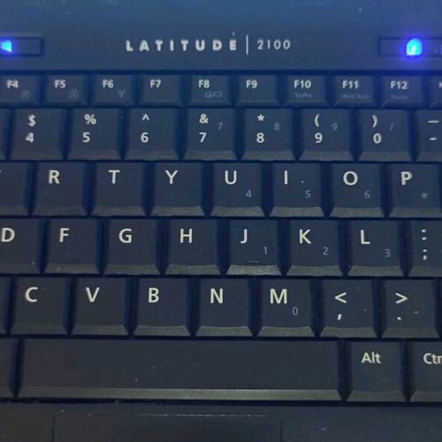 Dell Latitude 2100 laptop used, 10-inch screen