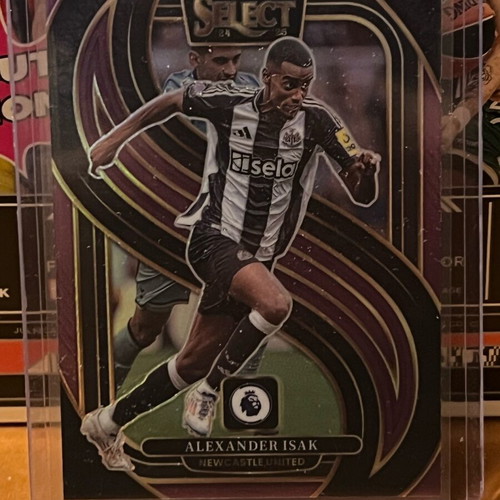 Alexander Isak Panini Select Premier League Newcastle United card like new