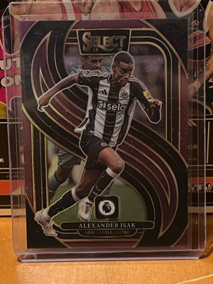 Alexander Isak Panini Select Premier League Newcastle United card like new