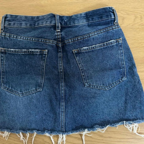 Bershka jean skirt size 36, like new, blue