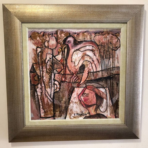 Badola artwork used with frame 73x73cm