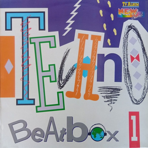 Techno music vinyl record and cassette used, authentic