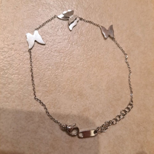 Chain bracelet new, silver