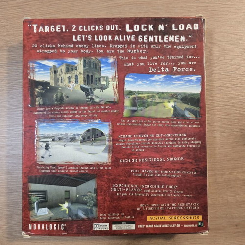 Delta Force PC Big Box used action shooting simulation game