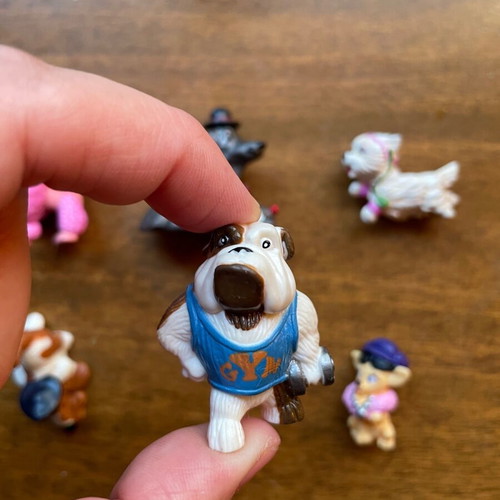 Kinder surprise City dogs figures used, pack of 6