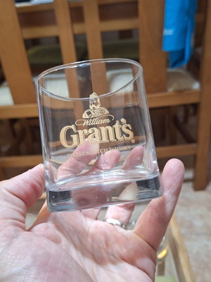 Whiskey glasses Grant's set of 3 new