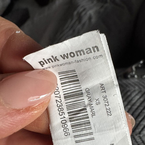 Pink Woman white denim pants like new