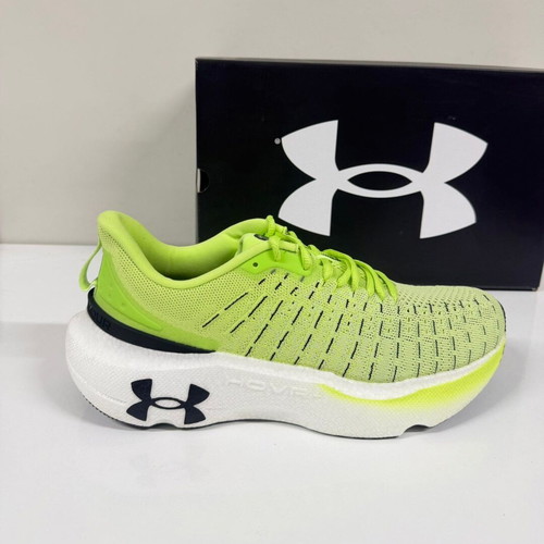 Under Armour Infinite Elite sports shoes new, size 45, green and white