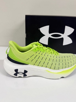 Under Armour Infinite Elite sports shoes new, size 45, green and white