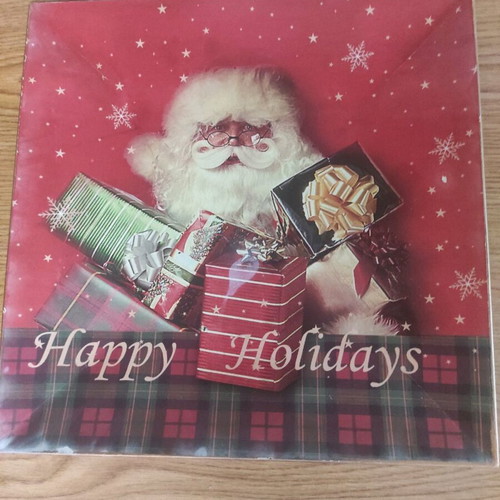 Christmas plate plastic new