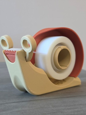 Dispenser tape snail shape office supply, new, plastic