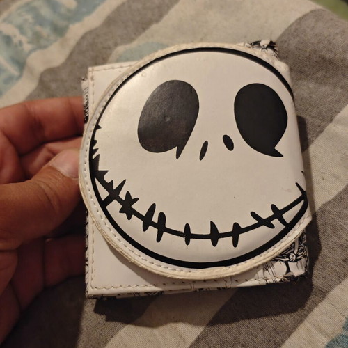 Jack Skellington wallet, black and white