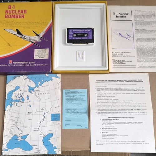 B-1 Nuclear Bomber game like new, complete box