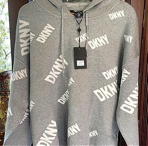 DKNY καινούριο αυθεντικό γκρί πουλόβερ L