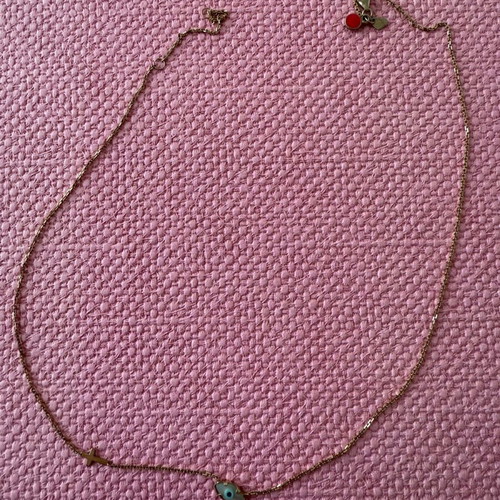 Mazaraki Eye and Cross Necklace new