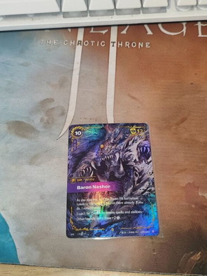 League of Legends TCG Baron Nashor foil κάρτα καινούργιο