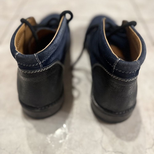 Raymont suede ankle boots used, blue, size 43