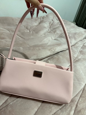 Tommy Jeans shoulder bag σαν καινούργιο, ροζ