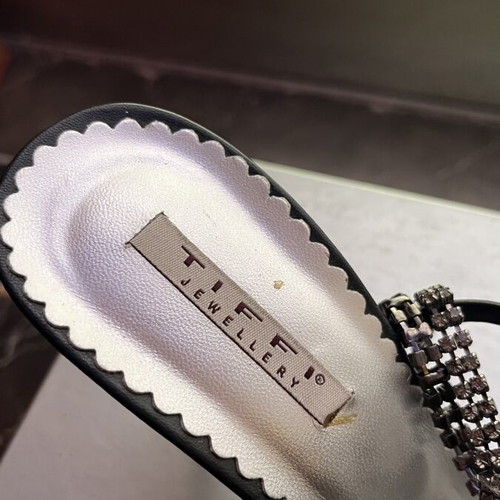 Tiffi Heels New Black with Diamond Foot Jewelry Size 37