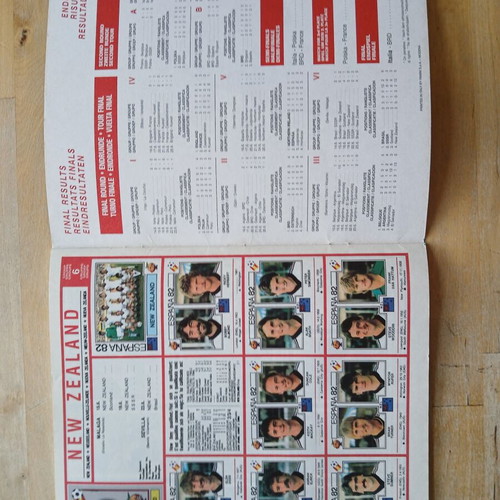 Panini Espana 1982 Official Reprint Album like new