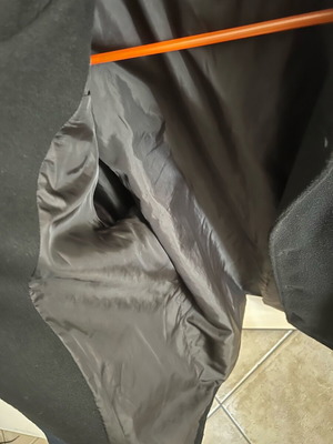 ASOS black coat like new, size XL