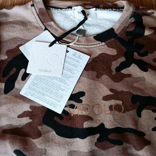 Vicolo sweatshirt brown new, one size, 100% cotton