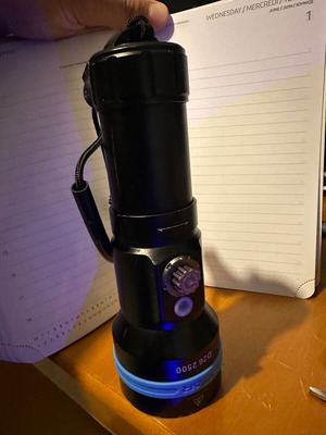 D26 Xtar 2500Lm diving flashlight used