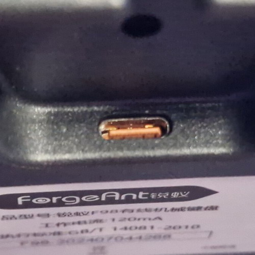 ForgeAnt F98 Wired Mechanical Gaming Keyboard like new with RGB lighting