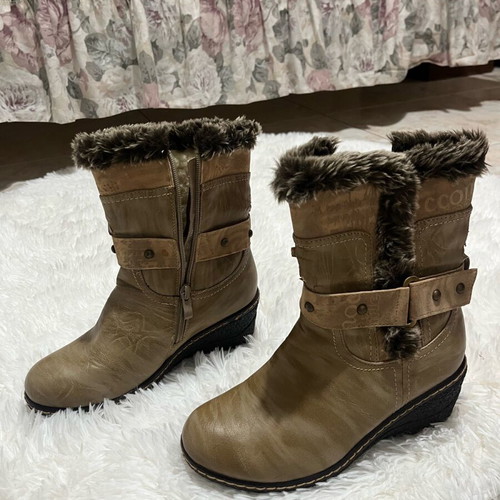 Booties used with inner lining size 36 beige