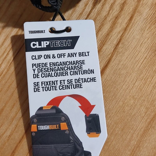 Though Built drill holster and 6-pocket tool pouch with Clip Tech