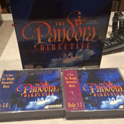 Big Box PC Pandora Directive game like new, complete CDs no manual
