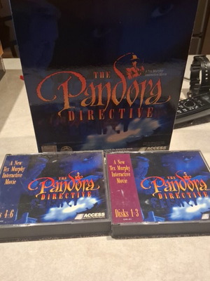 Big Box PC Pandora Directive game like new, complete CDs no manual