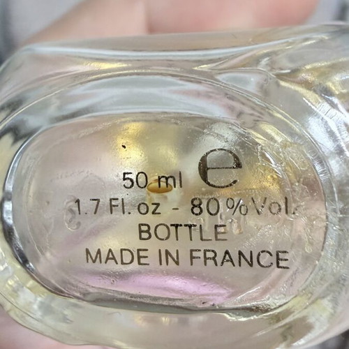 Boucheron 50ml empty perfume bottles used, made in France